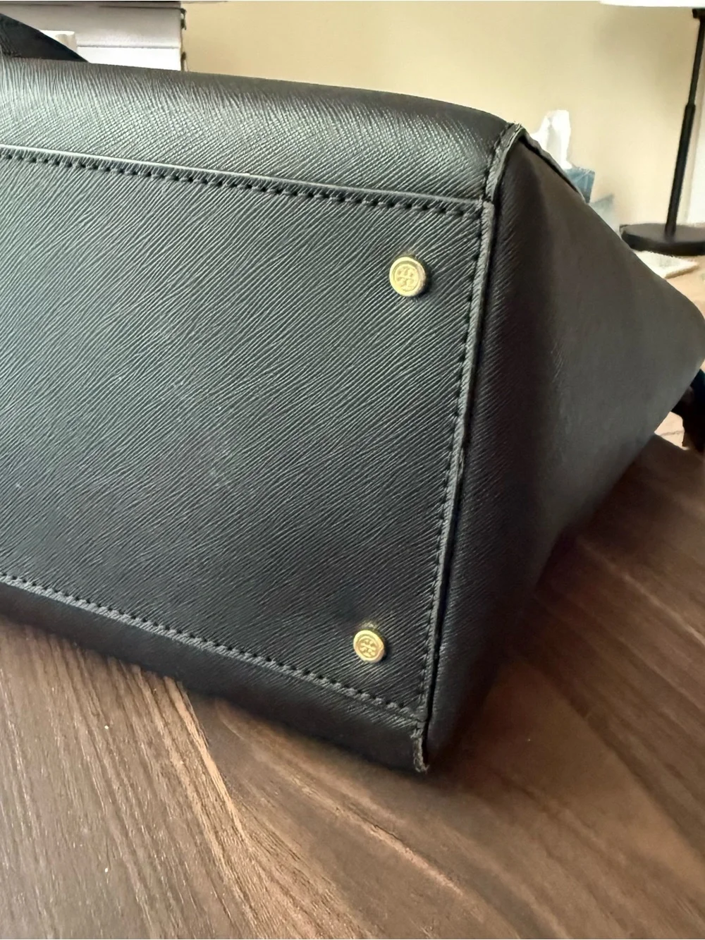 Tory Burch Black Leather Tote